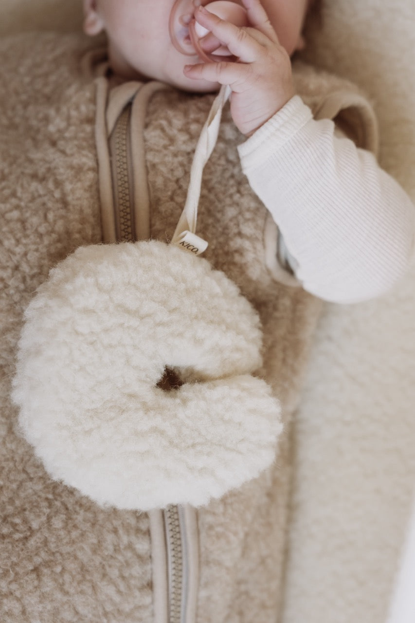 Kico Label sacco nanna invernale lana merino 70 cm naturel