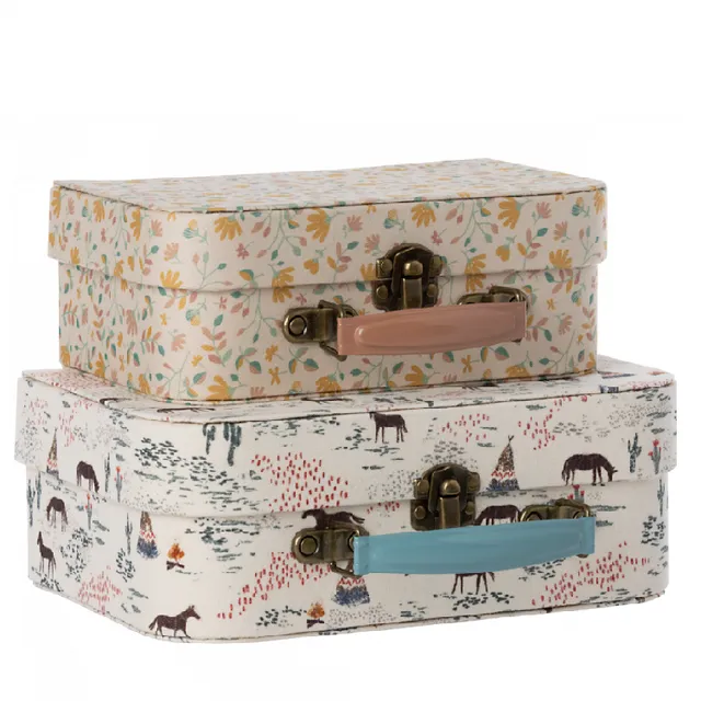 Maileg Cavalli Set 2 valige tessuto valigette 22 cm 3+ anni