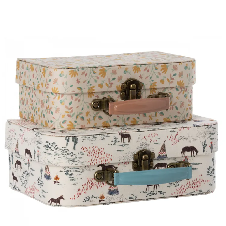 Maileg Cavalli Set 2 valige tessuto valigette 22 cm 3+ anni