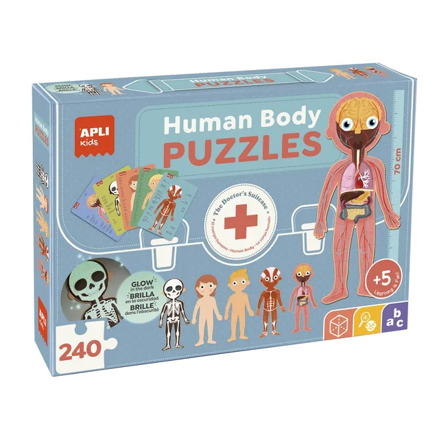 Apli Kids corpo umano puzzle gigante 240 pezzi
