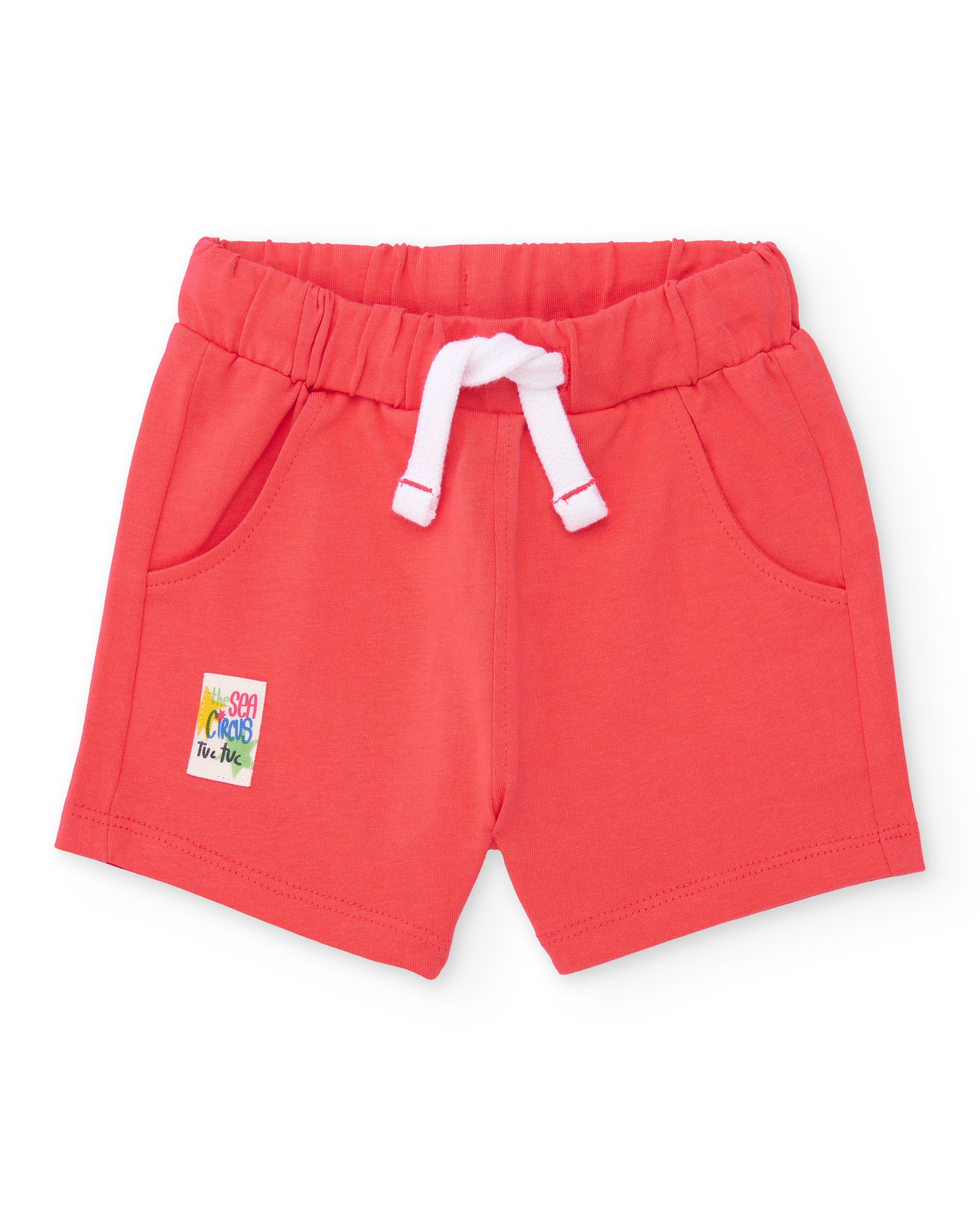 Tuc Tuc bermuda bambino rossa coulisse tasche
