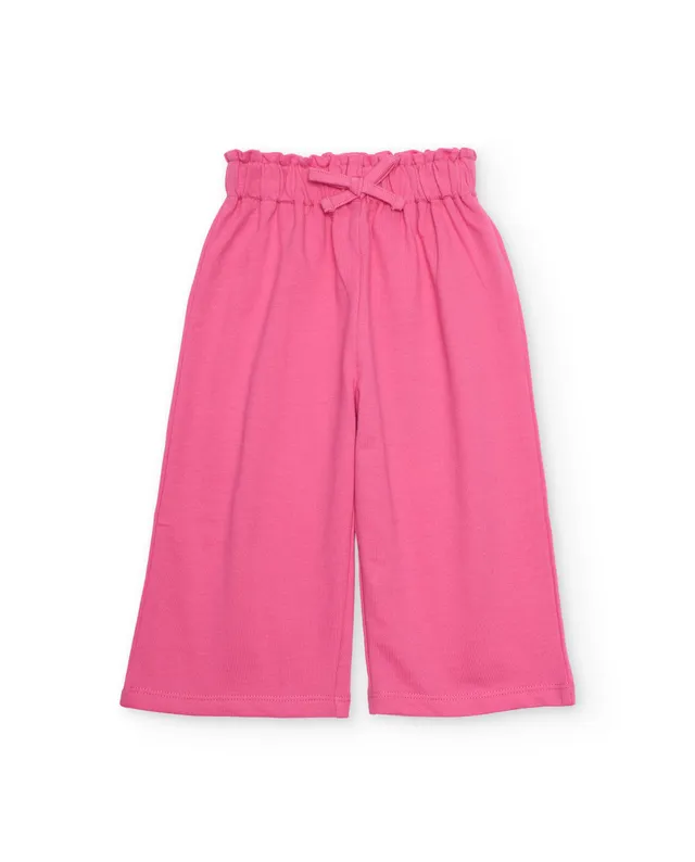 Tuc tuc culotte bambina rosa in jersey