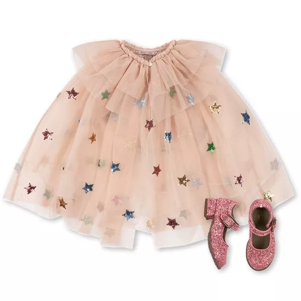 Konges Sløjd Glitter Fairy mantella costume 3-6 anni tulle