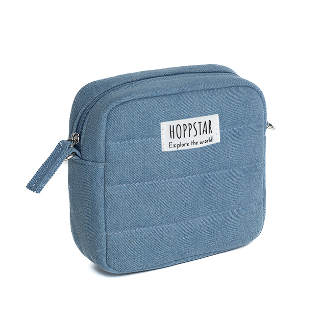 Hoppstar Artist Denim borsa fotocamera bambini nylon