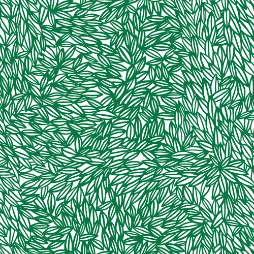 Cloud9 Fabrics Foliage tessuto cotone organico foglioline verdi