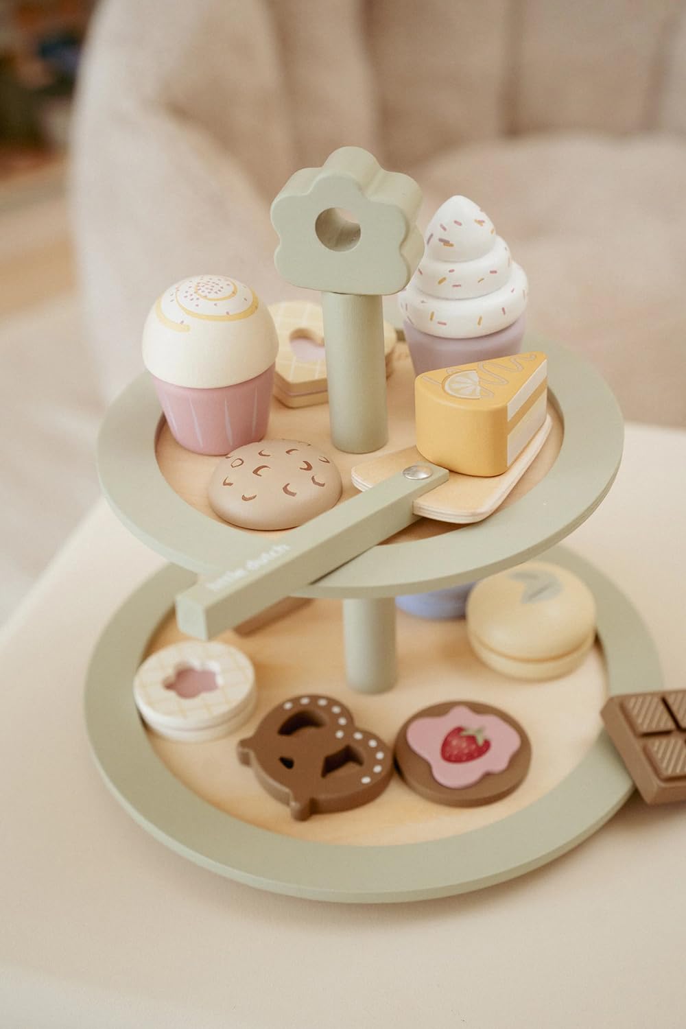 Little Dutch alzatina dolci giocattolo legno 2 piani