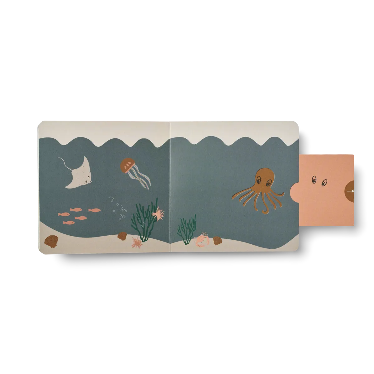 Liewood Animali libro cartonato interattivo 10 pagine