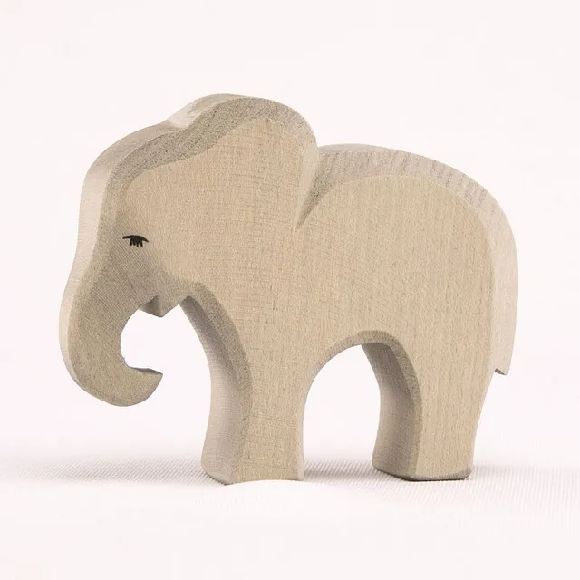 Ostheimer Figura Legno Elefante Piccolo H 8,5 cm