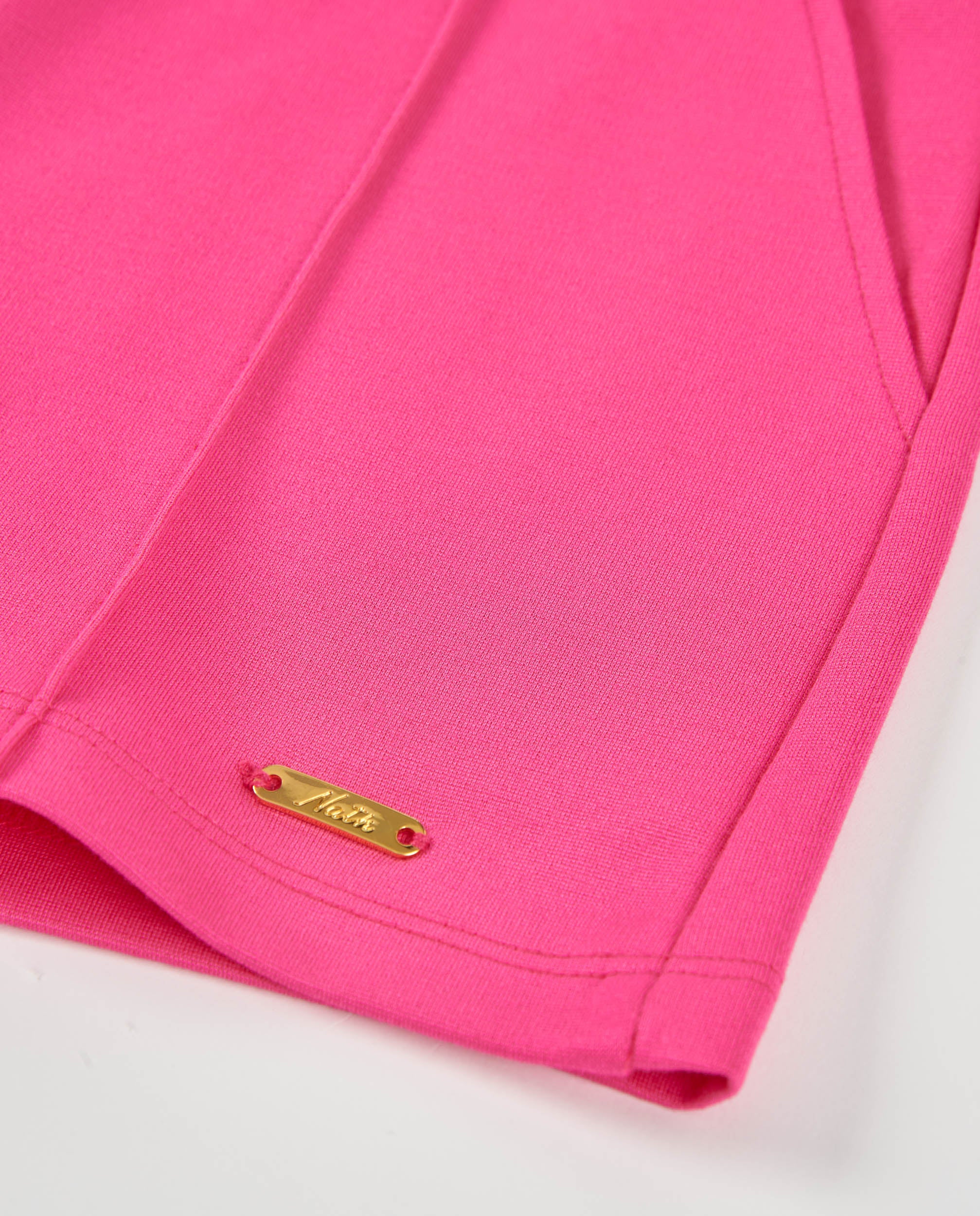 Tuc Tuc shorts bambina fucsia in tessuto leggero