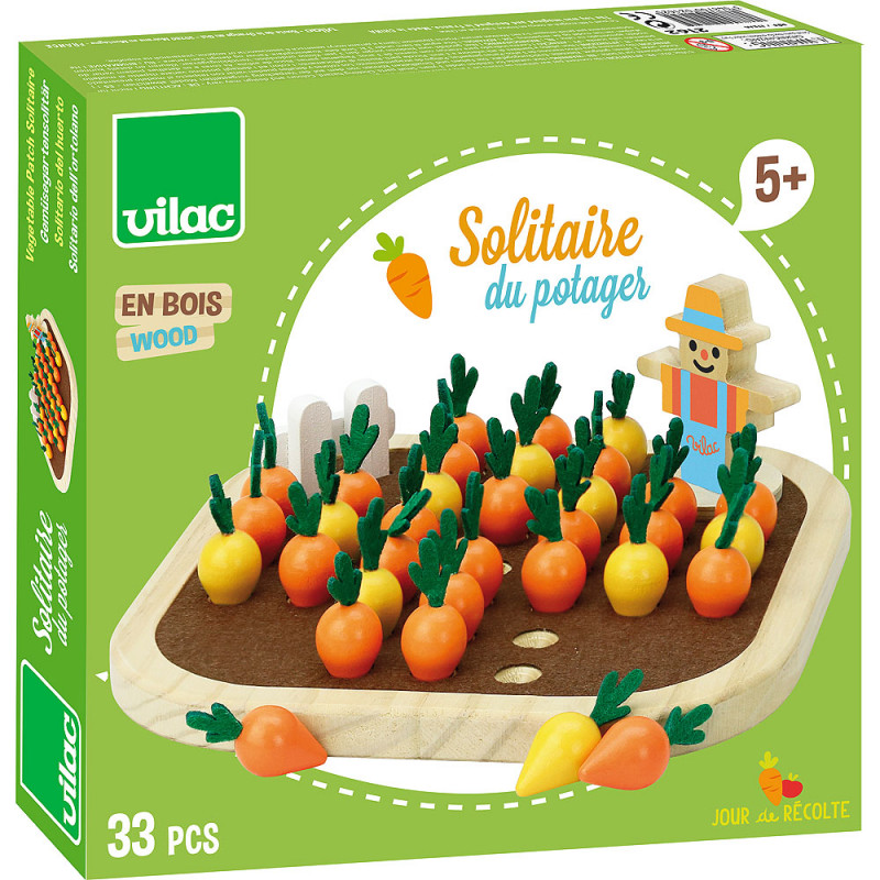 Vilac Raccolta solitario legno 33 carote