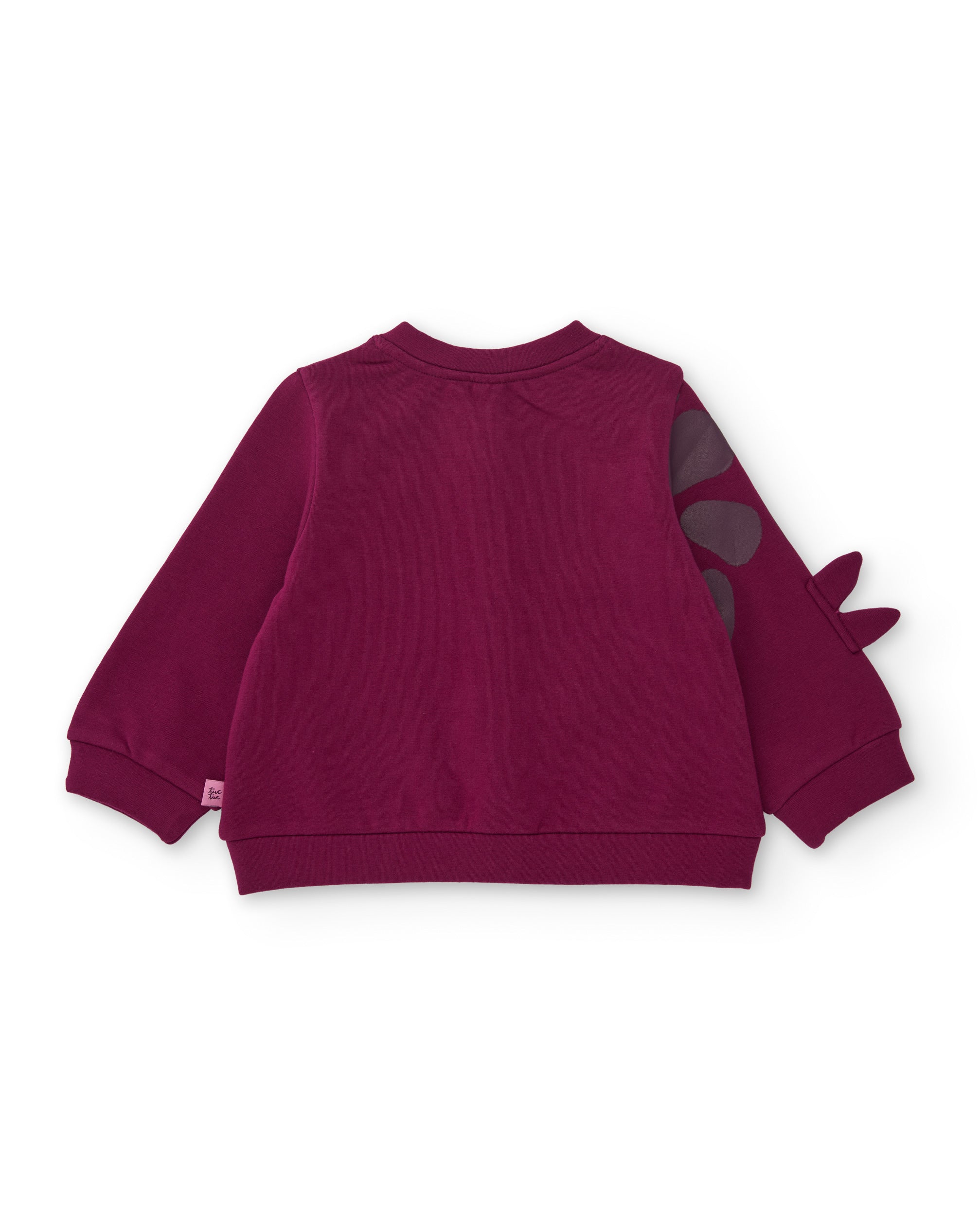 Tuc Tuc Geo-Logic giacca bambina bordeaux pile bottoni