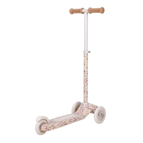 Little Dutch monopattino 3 ruote bianco fiori 2-6 anni