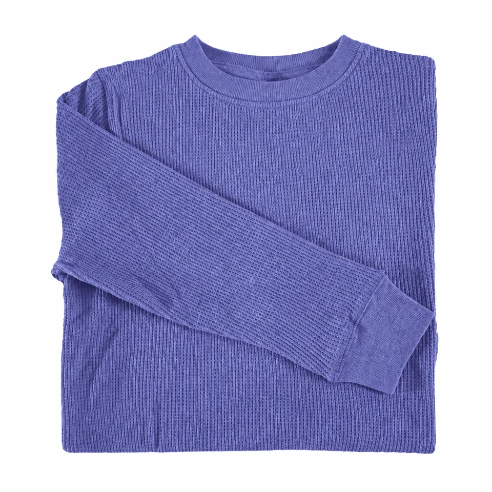 Slugs & Snails Very Peri maglia waffle cotone lilla 1-2 anni