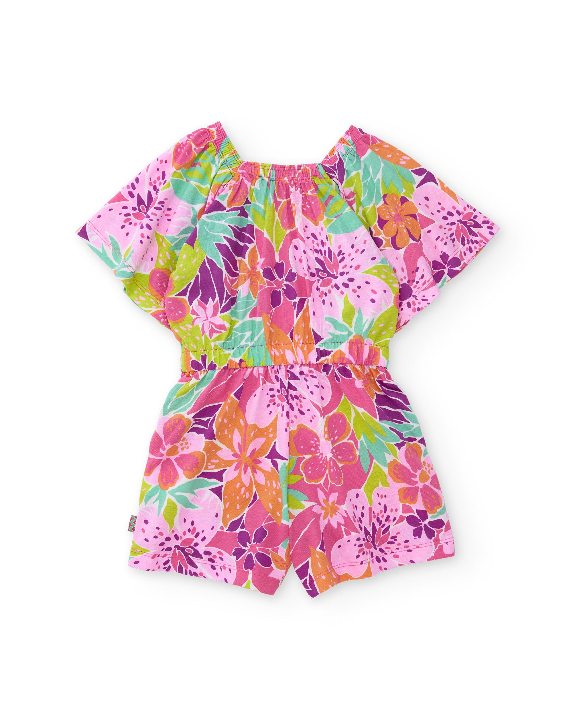 Tuc Tuc tuta bambina fiori maniche ampie rosa