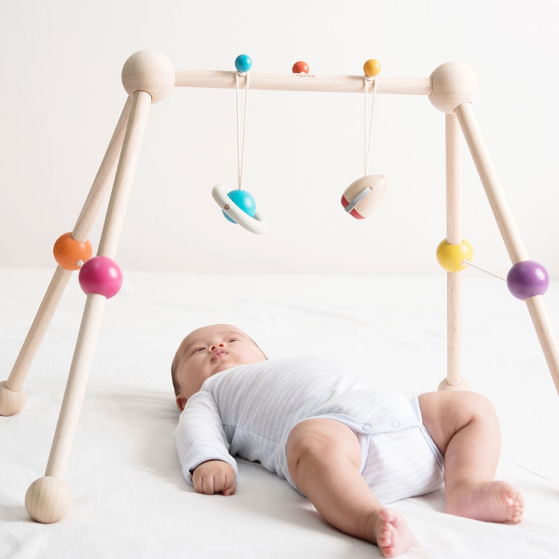 Plan Toys Galaxy palestrina legno pastello 47x56x47 cm