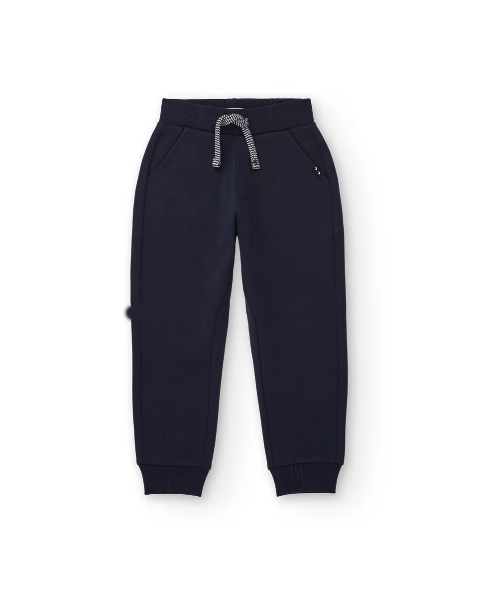 Tuc Tuc pantalone jogger bambino blu navy cordone
