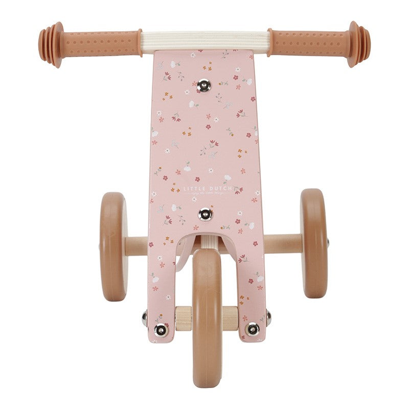 Little Dutch Flowers triciclo legno rosa 12-36 mesi