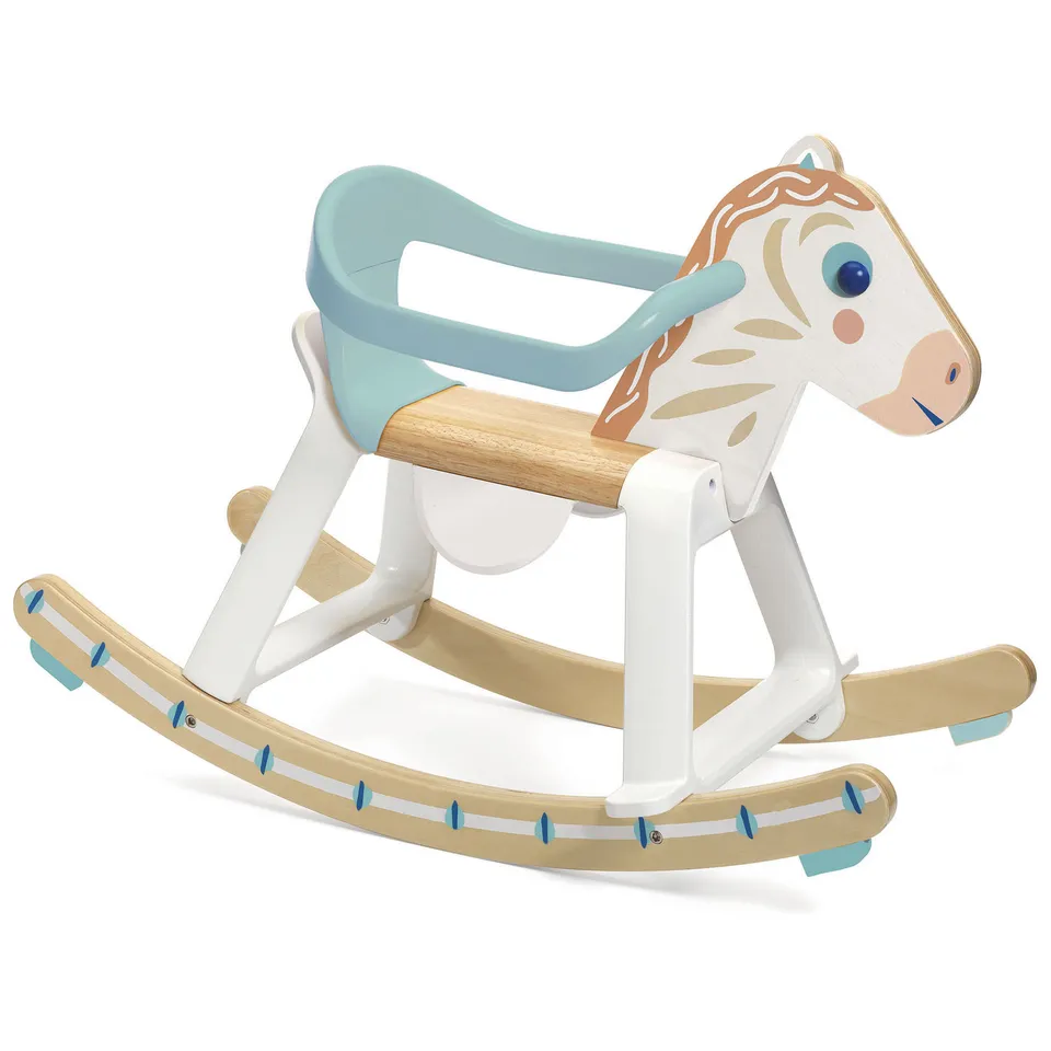 Djeco BabyCavali cavallino a dondolo legno 12 mesi