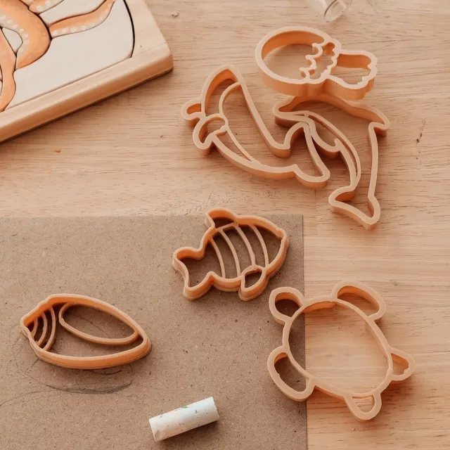 Kinfolk In Fondo al Mar set 6 formine eco pasta modellabile