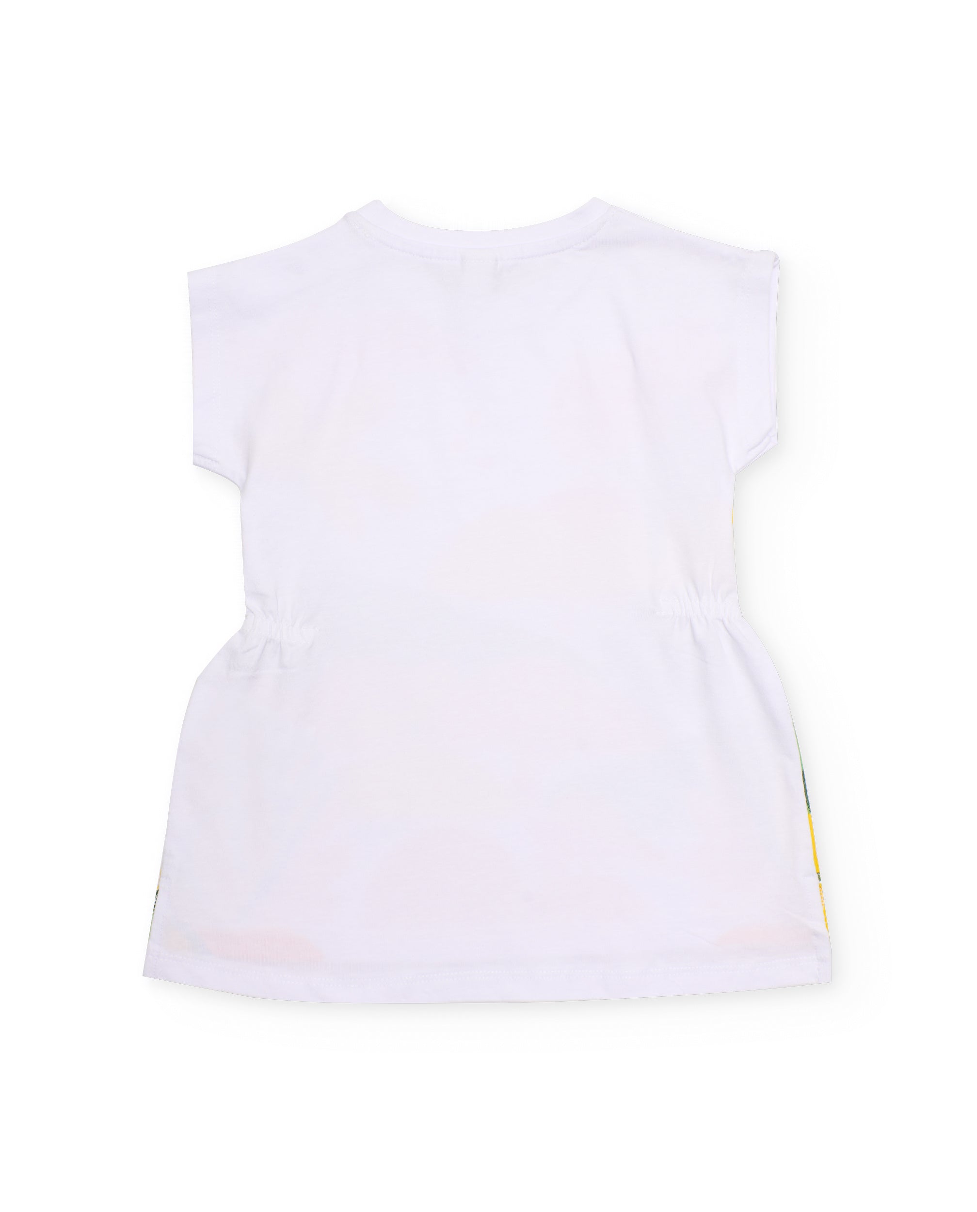 Tuc Tuc vestito bambina bianco stampa dinosauri