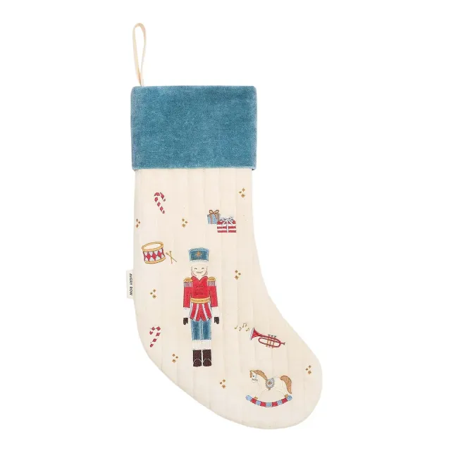 Avery Row Nutcracker calza natalizia cotone H 53 cm