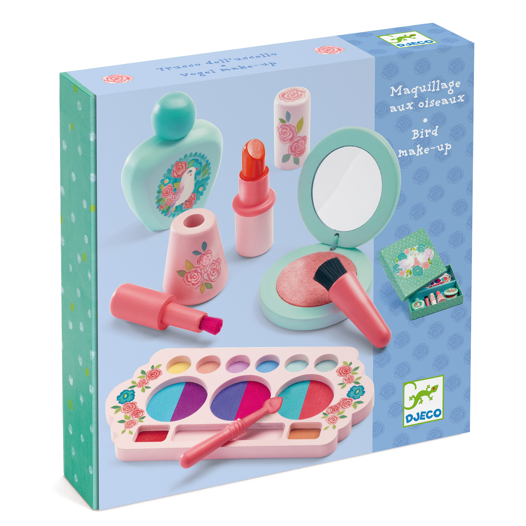 Djeco Birds Set Trucco Gioco Legno dai 3 Anni