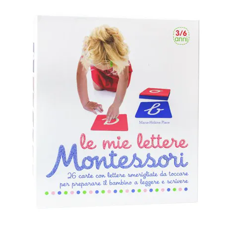 L'Ippocampo Le mie lettere cofanetto Montessori 26 carte