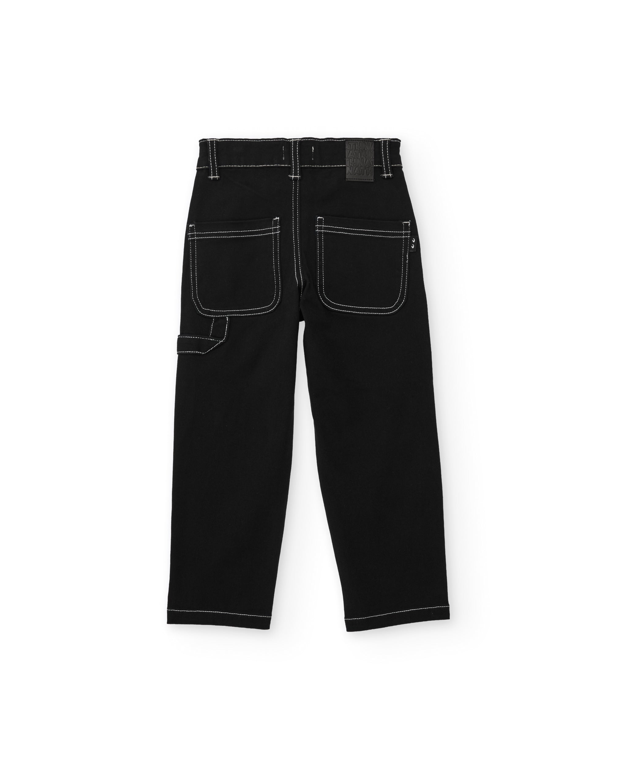 Tuc Tuc jeans bambino nero taglio dritto tasche
