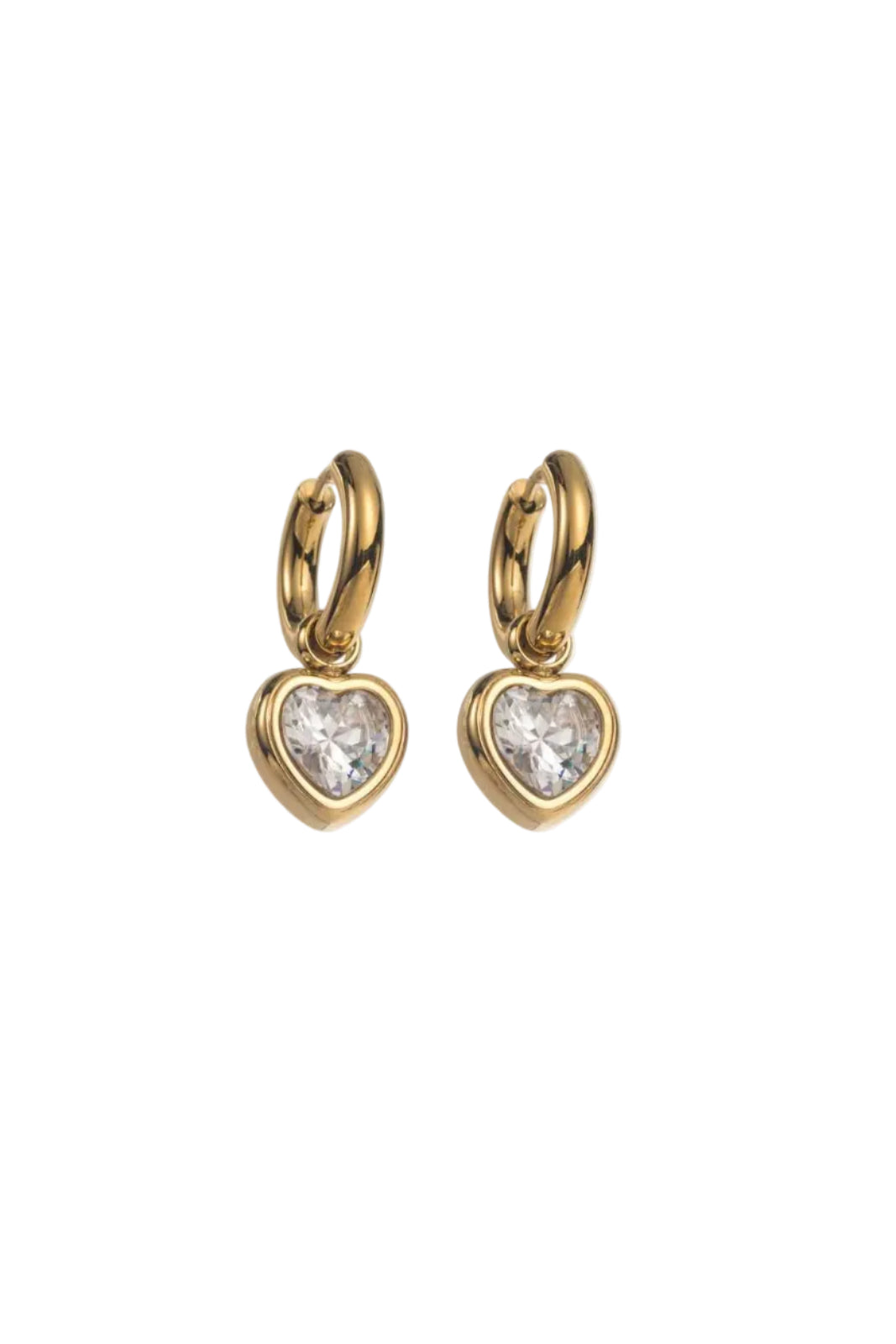 Ella and Rapha ROUNDED HEART orecchini cuore acciaio