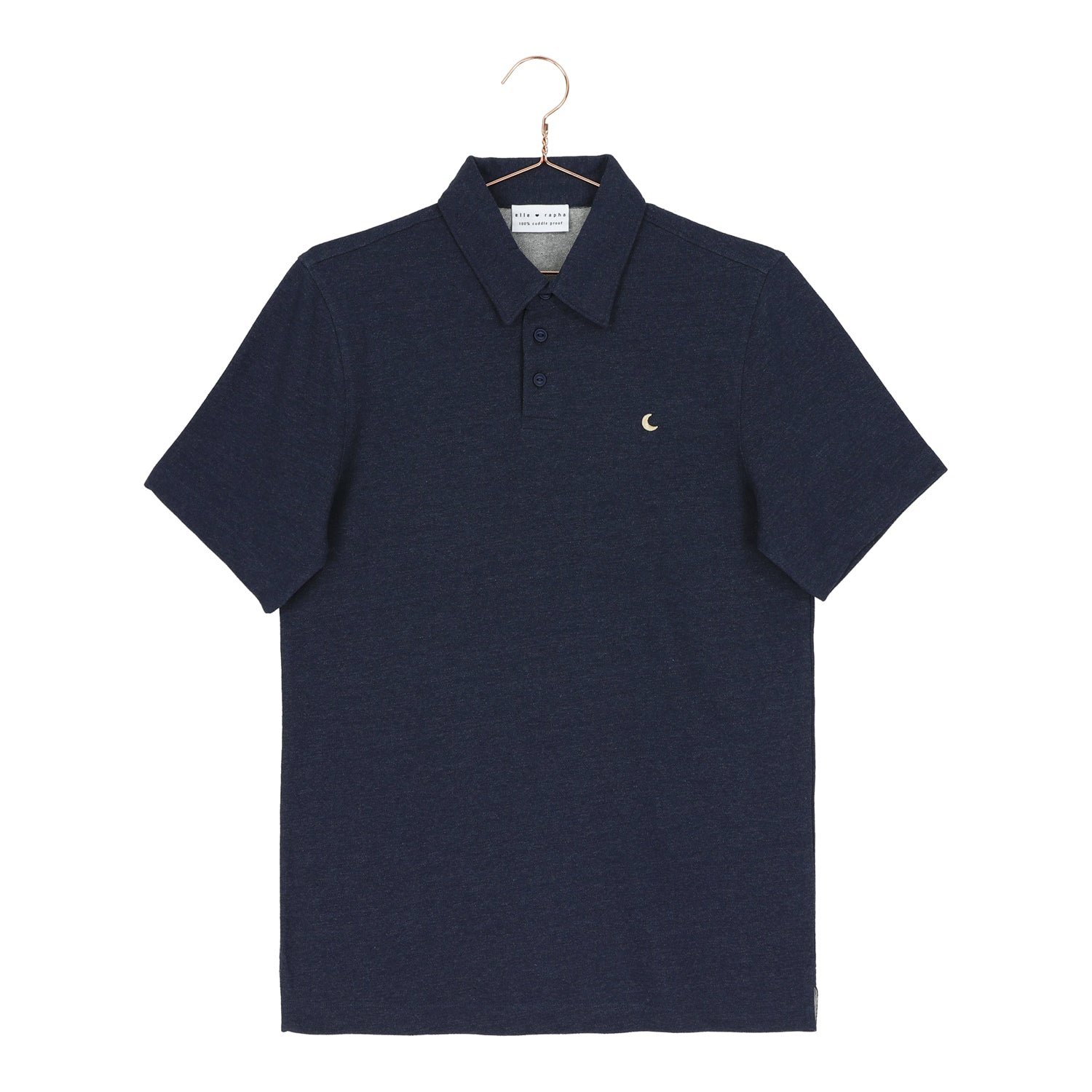 Ella and Rapha Moon polo uomo blu casual