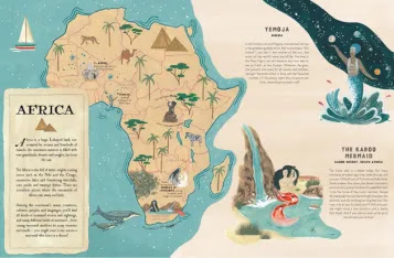Nord-Sud Atlante delle sirene libro bambini 48 pagine
