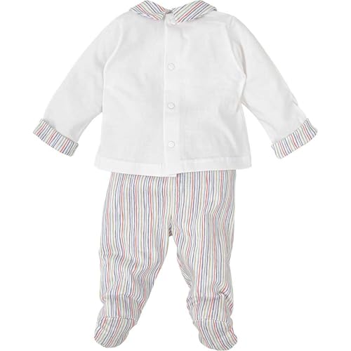Babidu Tutina Neonato Cotone Rig scored Maniche Lunghe