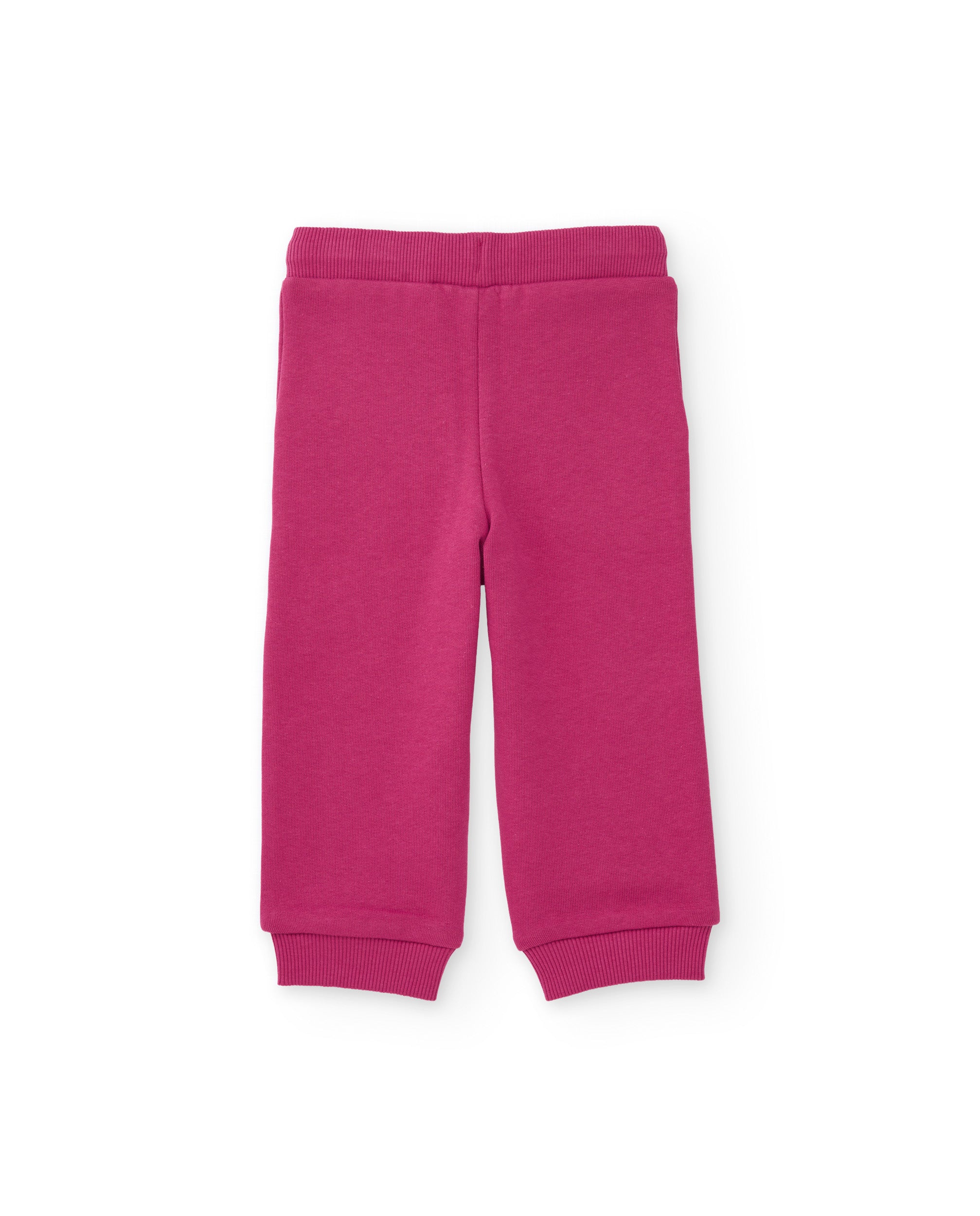 Tuc Tuc tuta bambina felpa fucsia con fiocco