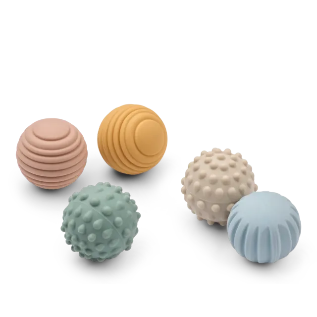 Liewood Palle Sensoriali palline silicone 5 pezzi