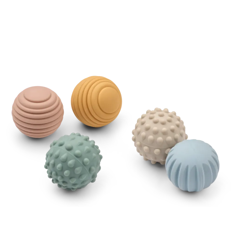Liewood Palle Sensoriali palline silicone 5 pezzi