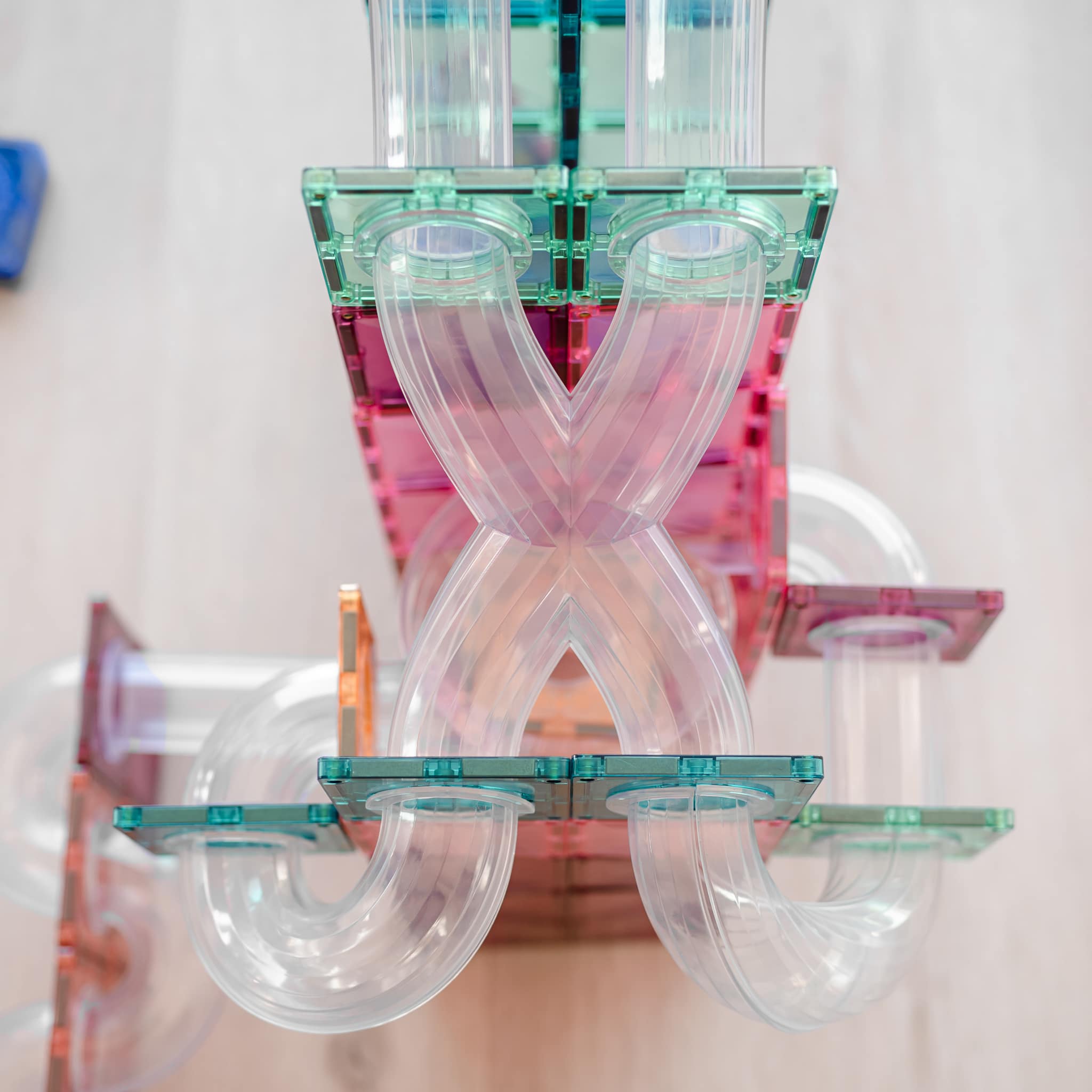 Connetix Pastel Ball Run costruzioni magnetiche 80 pezzi