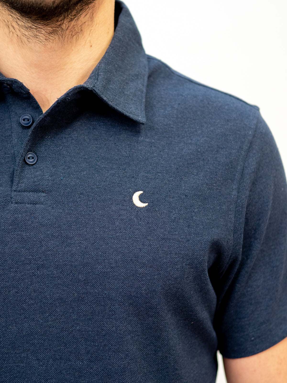 Ella and Rapha Moon polo uomo blu casual