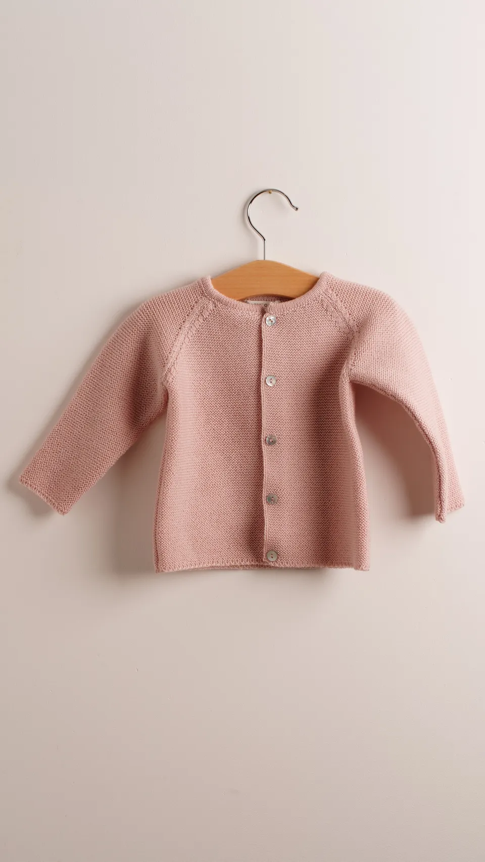 Babyhood Merino Giacca Neonato Rosa Lana Merino