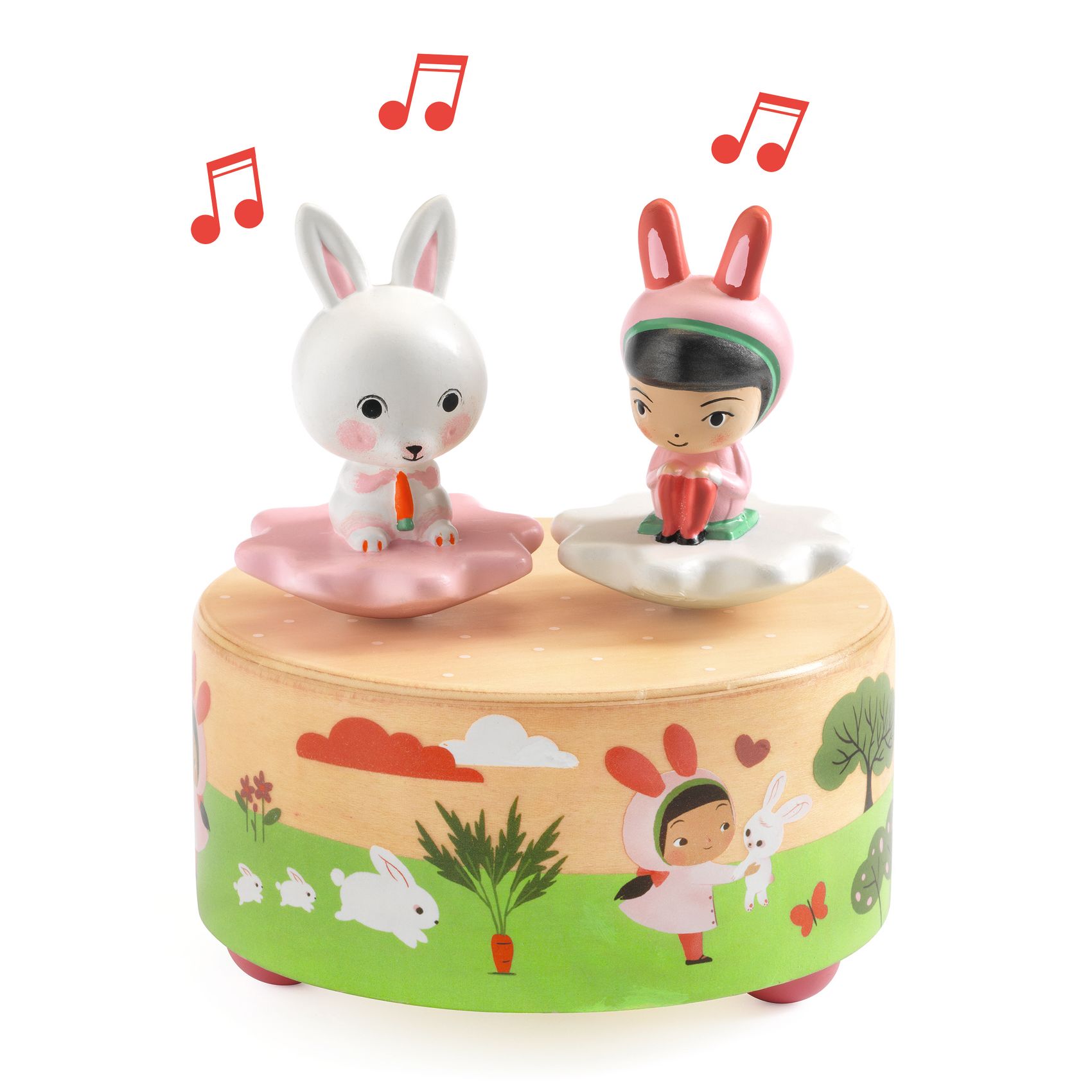 Djeco Garden Melody carillon ballerine coniglio bambina