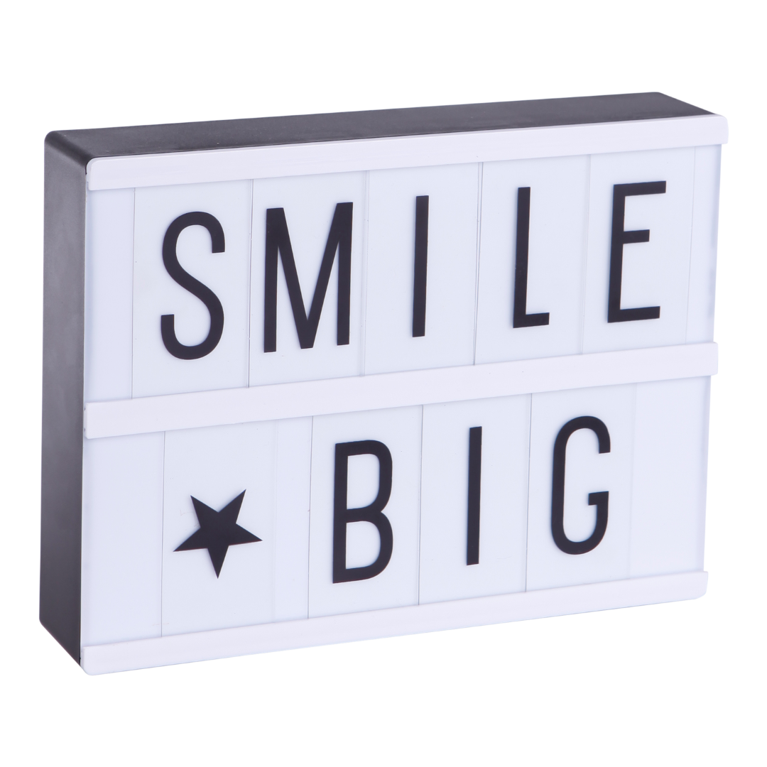 Little Lovely Company Lightbox Mini A5 lampada nera