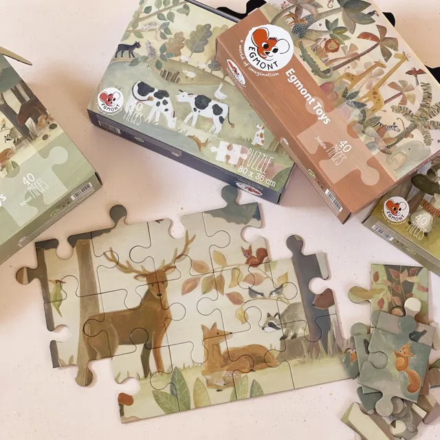 Egmont Toys Forest Puzzle 40 Pezzi 80x36 cm