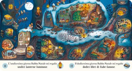 Emme Edizioni Dodici giorni a Natale libro cartonato 14 pagine