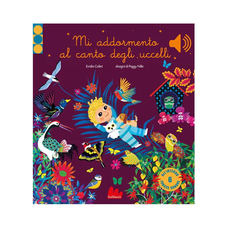 Mi addormento al canto degli uccelli libro sonoro bambini