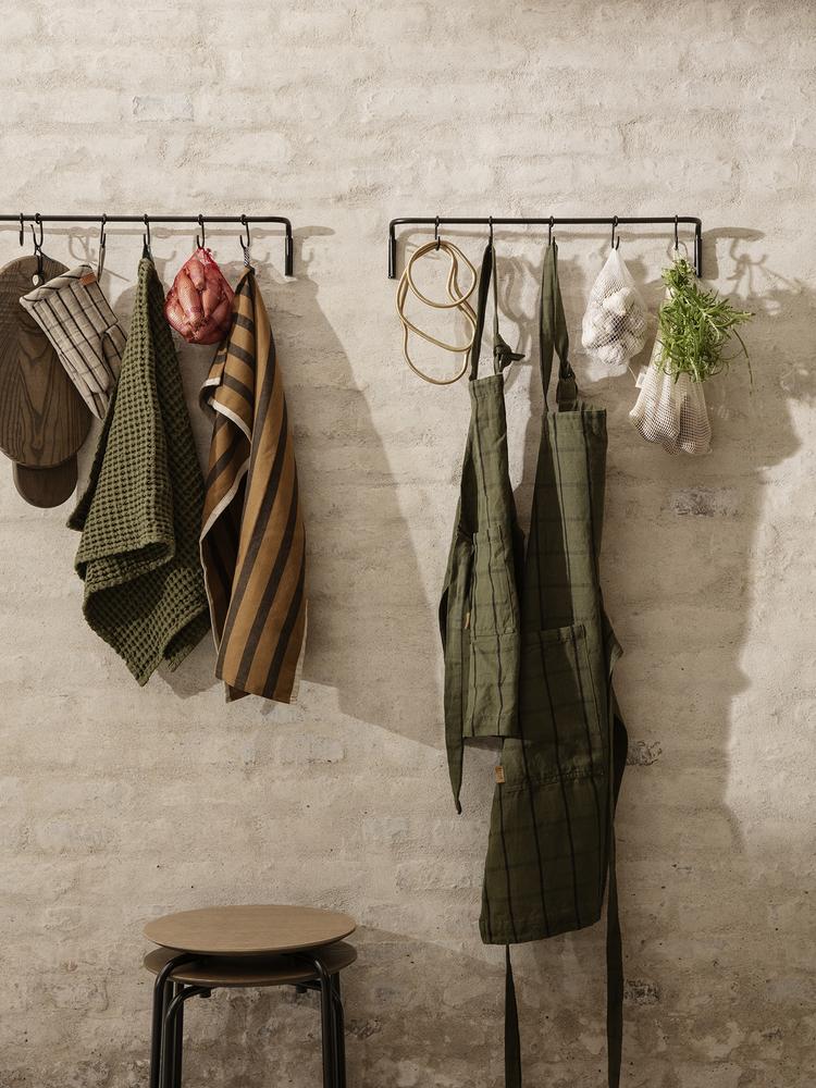 Ferm Living Hale Apron Grembiule Cucina Adulto+Bambino Cotone Bio