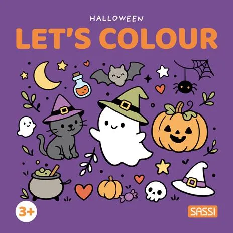 Sassi Let’s Colour Halloween Quaderno 64 Pagine
