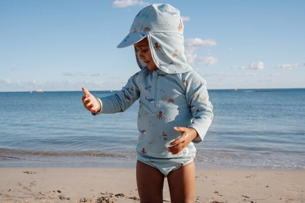 Little Dutch Ocean Friends cappello mare bimbi verde acqua
