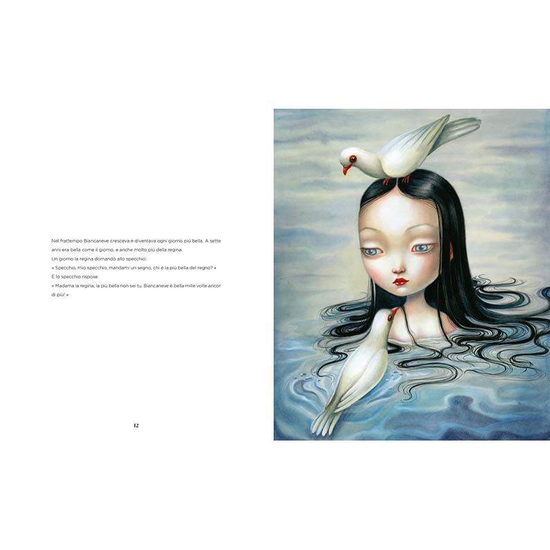 L'Ippocampo Biancaneve libro illustrato Lacombe 54 pagine dai 5 anni