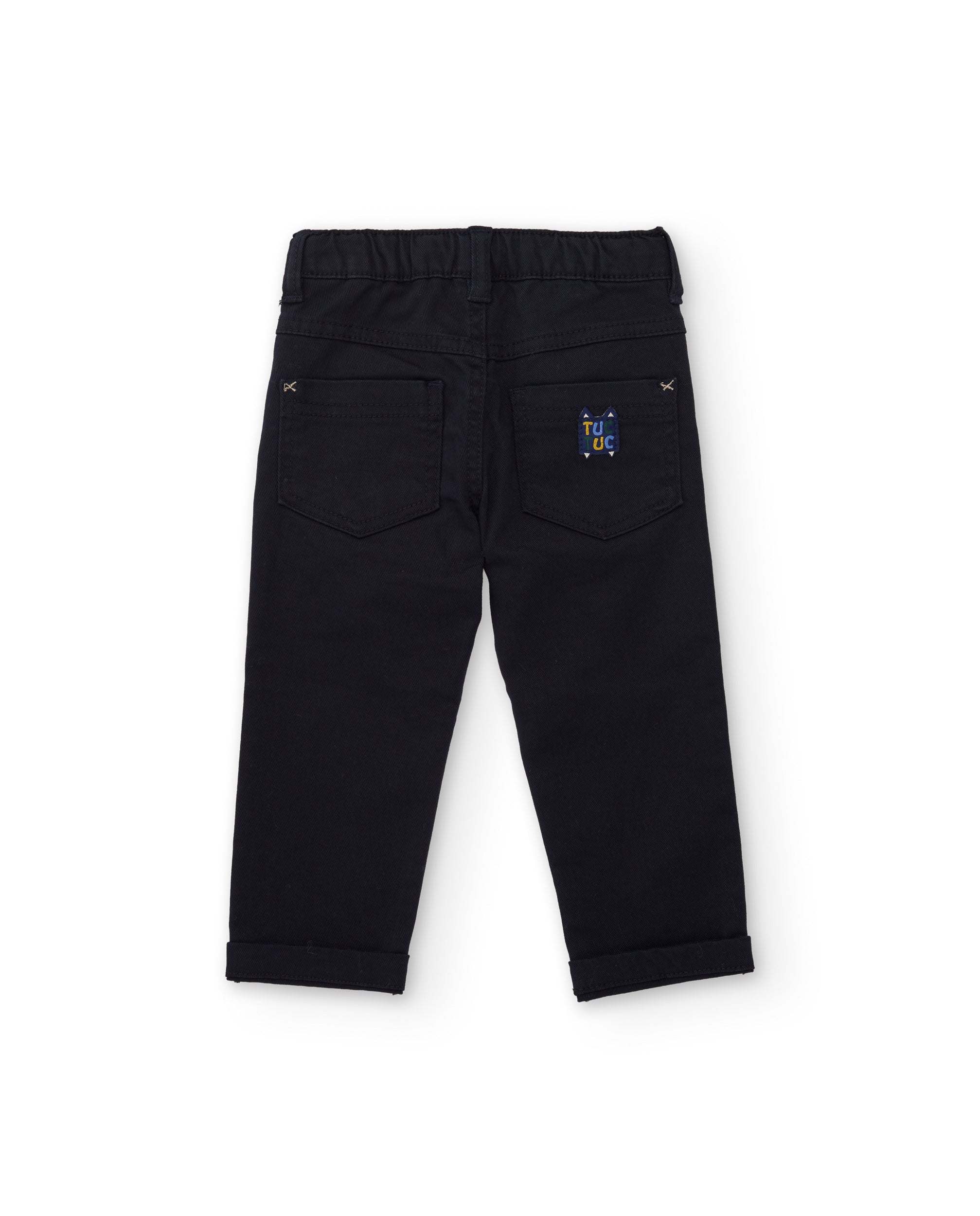 Tuc Tuc pantaloni bambino blu cotone dritti