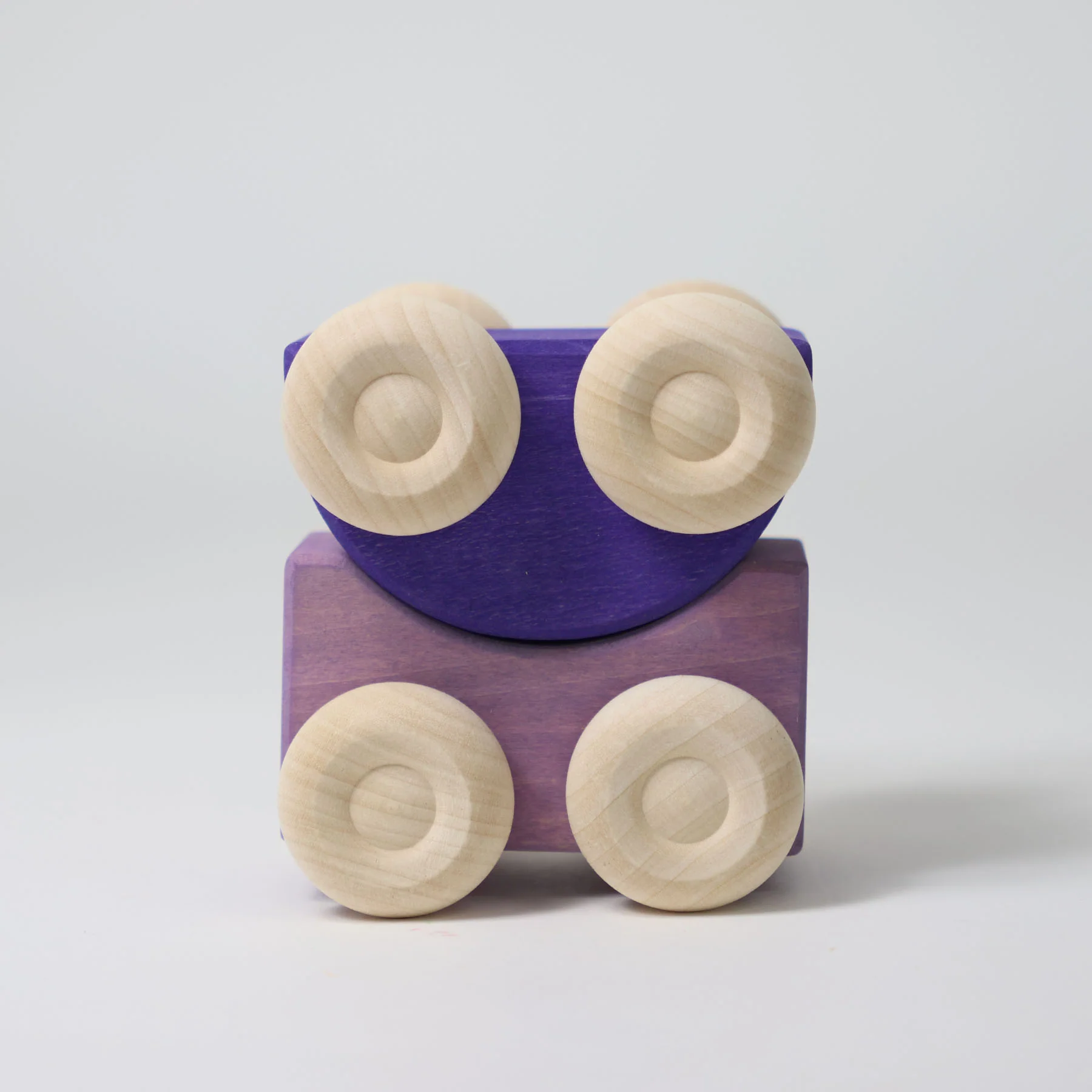 Grimm's Macchinine Impilabili Gioco Legno Viola 2 Pezzi
