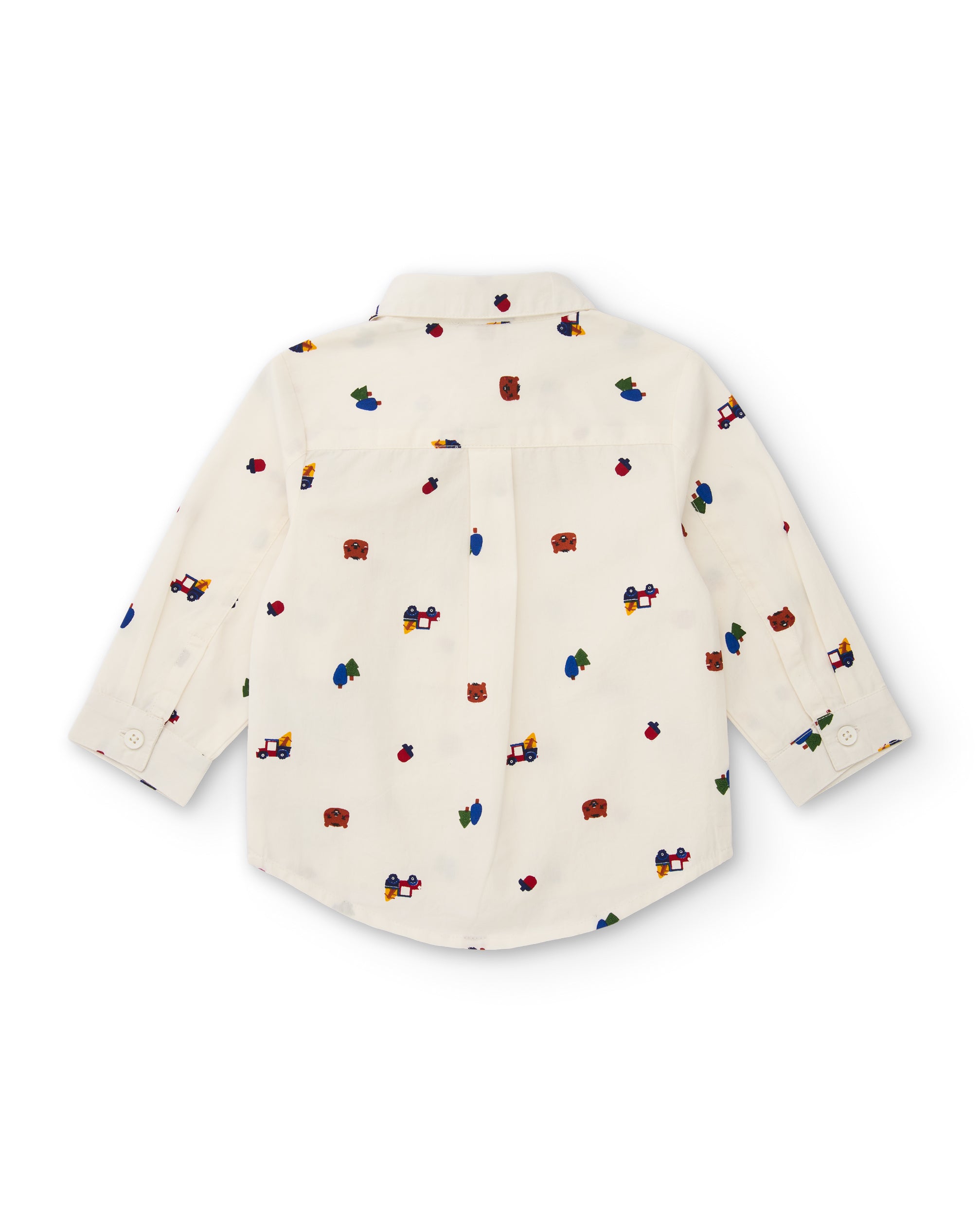 Tuc Tuc Good Wood Camicia Bambino Bianca Stampa